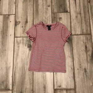 A cute red and white stripes